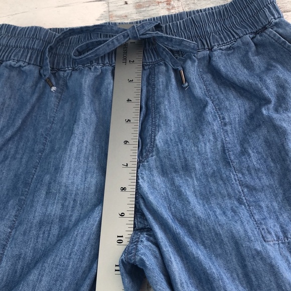 Style & Co Chambray Lightweight Drawstring Joggers Small - Picture 8 of 11